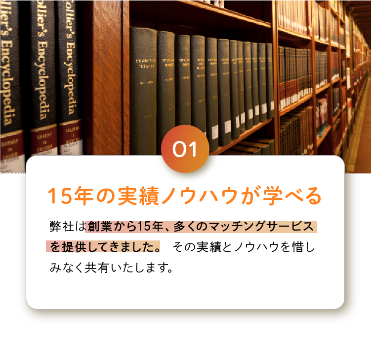 15年の実績ノウハウが学べる